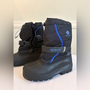 Dream Pairs Women Black Winter Boots Waterproof Snow Kamick-3 Size: 5